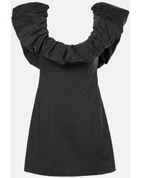 SIR. - Jones Ruffled Cotton-Blend Minidress - Lyst