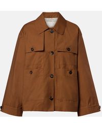 Max Mara - The Cube Bouquet Cotton-Blend Twill Jacket - Lyst