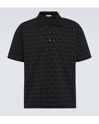 Valentino - Toile Iconographe Cotton Polo Shirt - Lyst