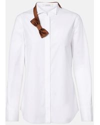 Dorothee Schumacher - Pure Power Cotton-Blend Poplin Shirt - Lyst