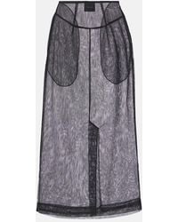 Simone Rocha - Sheer Tulle Pencil Skirt - Lyst