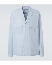 Dolce & Gabbana - Martini Striped Cotton Shirt - Lyst