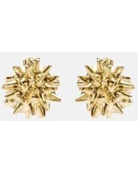 YSSO - Pendientes Sea Urchin Chapados En Oro De 24 Ct - Lyst