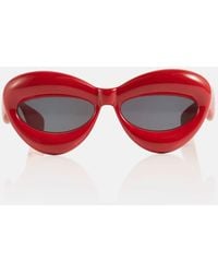 Loewe - Inflated Cat-eye Acetate Sunglasses - Lyst