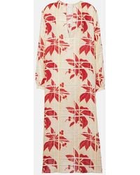 Loro Piana - Floral Linen Maxi Dress - Lyst