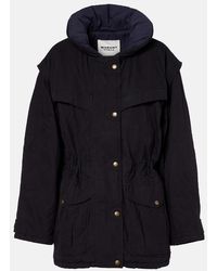 Isabel Marant - Damone Hooded Cotton-Blend Jacket - Lyst
