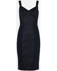 Dolce & Gabbana - Lace-paneled Bustier Dress - Lyst
