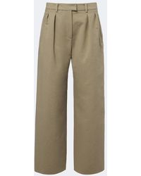 Magda Butrym - Cotton Wide-Leg Pants - Lyst