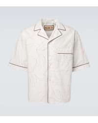 Plan C - Printed Cotton Shirt - Lyst