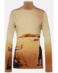 Rabanne - T-Shirt Viscose, Elastane - Lyst