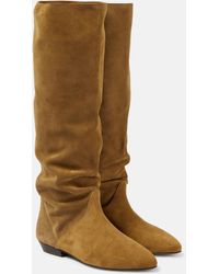 Isabel Marant - Sayla Suede Knee-High Boots - Lyst