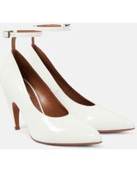 Alaïa - Shark Patent Leather Pumps - Lyst