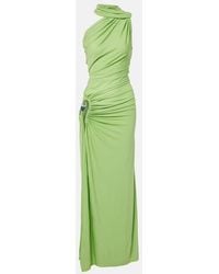 Christopher Esber - Cutout Embellished Draped Maxi Dress - Lyst
