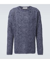 Our Legacy - Popover Cable-Knit Wool-Blend Sweater - Lyst