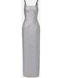 Emilia Wickstead - Robe Sharon Aus Seersucker - Lyst