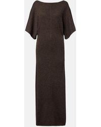 STAUD - Amelie Wool-Blend Maxi Dress - Lyst