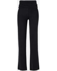 AYA MUSE - Gathered High-Rise Straight Pants - Lyst