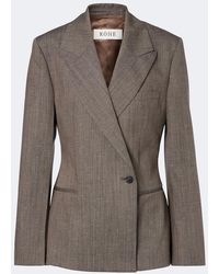 Rohe - Wool-Blend Blazer - Lyst