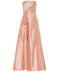 Marchesa notte Esclusiva Mytheresa - Abito bustier in raso - Rosa