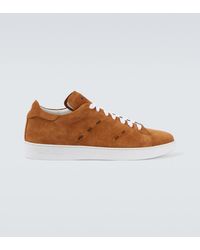 Kiton - Suede Sneakers - Lyst