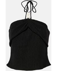 Magda Butrym - Halterneck Crop Top - Lyst