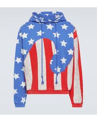 ERL - Stars And Stripes Cotton Hoodie - Lyst