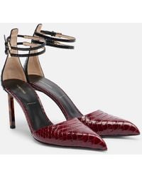 Tom Ford - 90 Snake-Effect Leather Pumps - Lyst