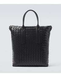 Bottega Veneta - Classic Intrecciato Leather Tote Bag - Lyst