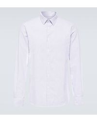 Sunspel - Striped Cotton Oxford Shirt - Lyst