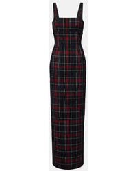 Emilia Wickstead - Micheline Checked Maxi Dress - Lyst