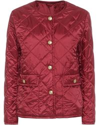 Max Mara The Cube Greenci Quilted Jacket - Red