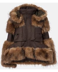 Sacai - Blouson Aus Wolle - Lyst