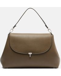TOTEME - T-Lock Medium Leather Shoulder Bag - Lyst
