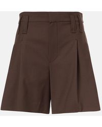 Brunello Cucinelli - Monili Wool-Blend Bermuda Shorts - Lyst