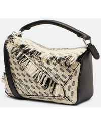 Loewe - X Albers Puzzle Small Leather Top-Handle Bag - Lyst