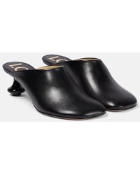 Loewe - Toy Sculpted-heel Leather Heeled Mules - Lyst