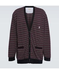 Undercover - Striped Cotton Cardigan - Lyst
