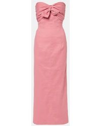 TOVE - Rahel Linen And Cotton-Blend Maxi Dress - Lyst