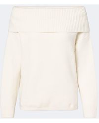 Loulou de Saison - Sibyl Off-Shoulder Cashmere-Blend Sweater - Lyst