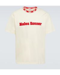 Wales Bonner - Original Logo-applique Cotton T-shirt - Lyst