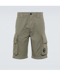 C.P. Company - Cotton-blend Cargo Shorts - Lyst