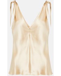 Gabriela Hearst - Arrow Silk Top - Lyst