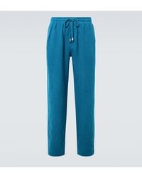 Vilebrequin - Linen Wide-Leg Pants - Lyst