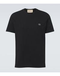 Valentino - Vlogo Cotton Jersey T-Shirt - Lyst