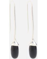 Sophie Buhai - Long Dripping Stone Sterling Drop Earrings With Onyxes - Lyst
