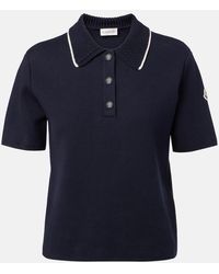 Moncler - Polohemd Aus Baumwolle - Lyst