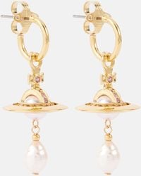 Vivienne Westwood - Aleksa Embellished Drop Earrings - Lyst