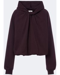 Dries Van Noten - Hooded Cotton Jersey Sweatshirt - Lyst