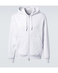 Brunello Cucinelli - Cotton-Blend Jersey Zip-Up Hoodie - Lyst