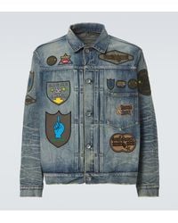 Sacai - X Mark Gonzales Denim Jacket - Lyst